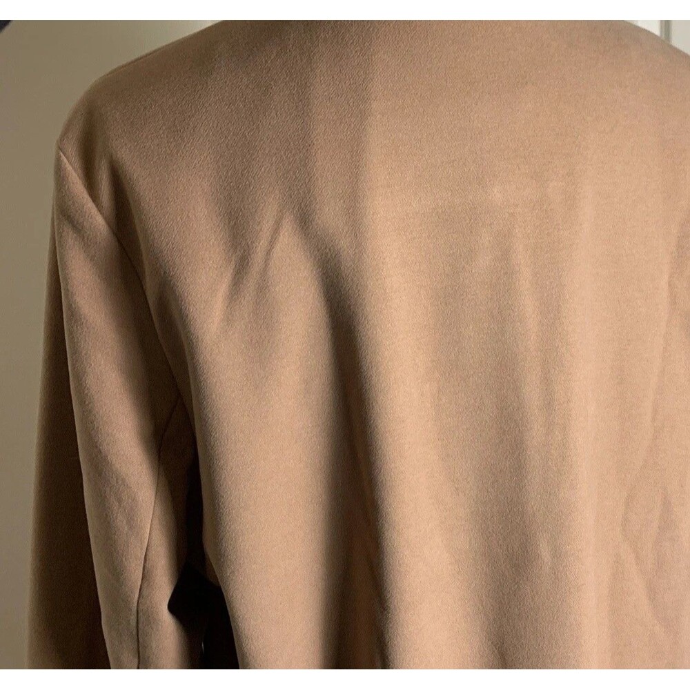 TUCKERNUCK Womens Camel Emerson Coat Dress XXL Career Office Minimalist Preppy - Picture 8 of 16